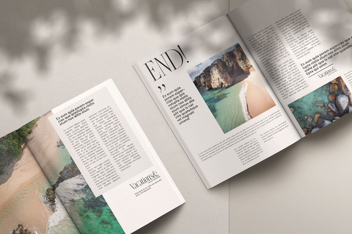 Travel Brochure Template, a Magazine Template by Creatiya Type (Photo 3 of 11)