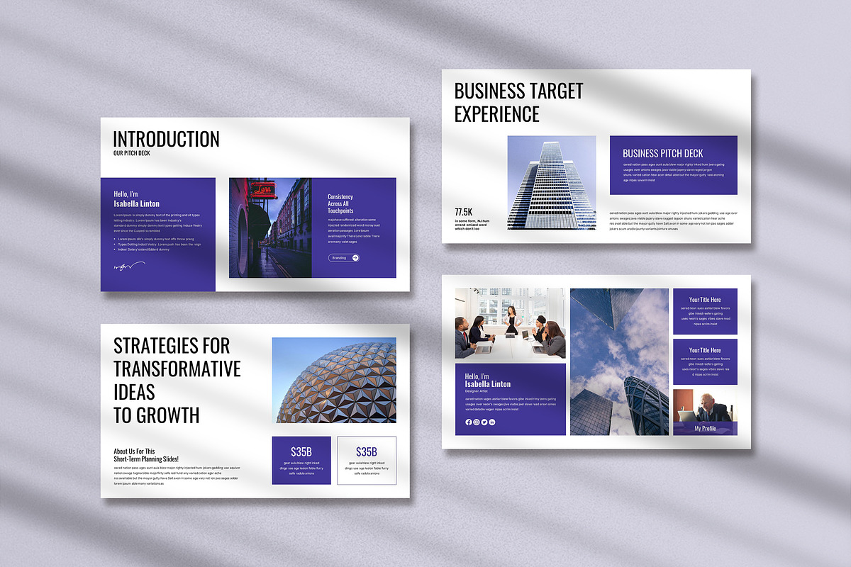 Pitch Deck Presentation Template, a Presentation Template by Pradaxa (Photo 4 of 5)