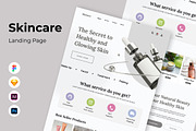 SkinBeauty - Skincare Landing Page, a Landing Page Template by twinstd (Thumbnail 1 of 5)