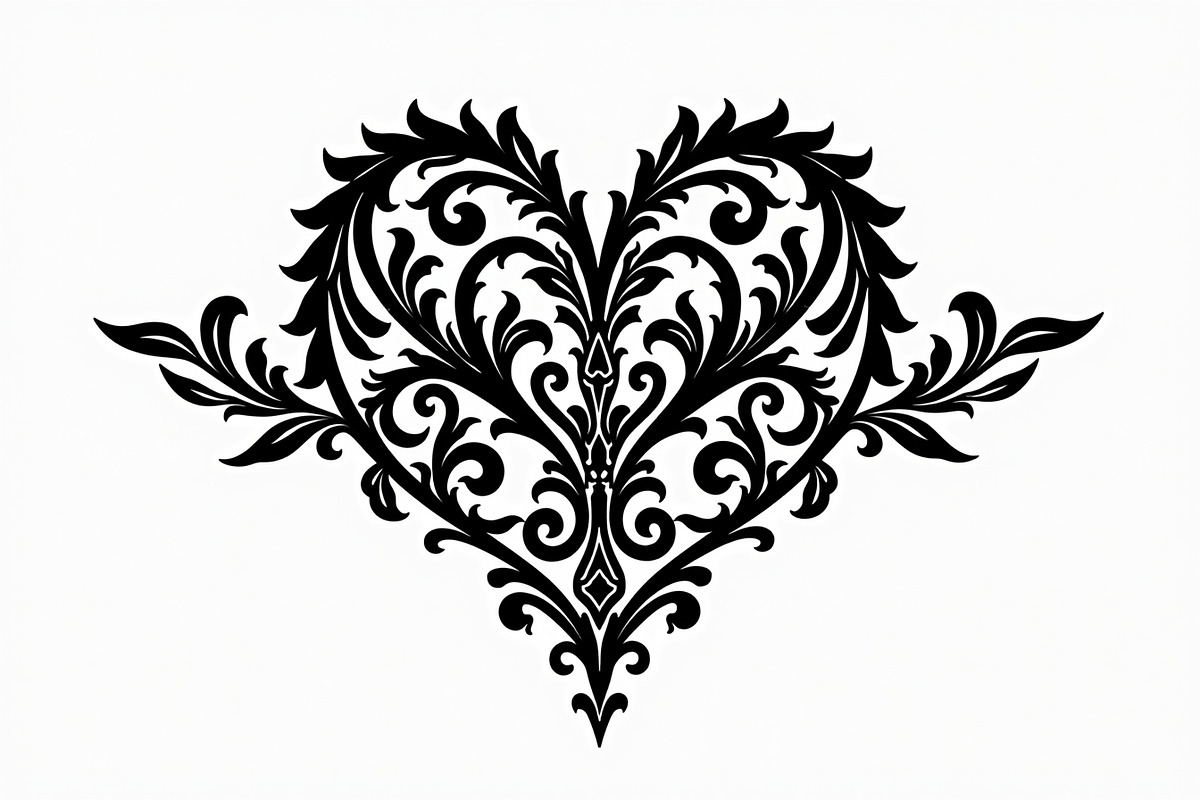 Ornamental Heart Bundle, an Illustration by balal (Photo 6 of 20)
