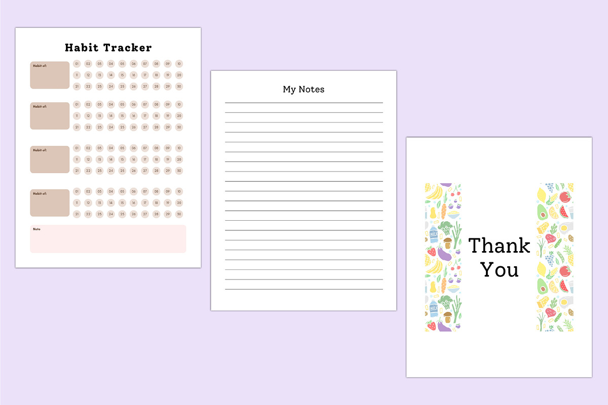 2025 Meal Planner For Canva KDP, a Stationery Template by Shumaya (Photo 6 of 6)