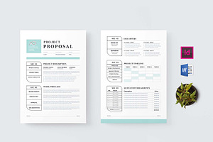 Project Proposal | Word & Indesign, a Stationery Template by design_hut