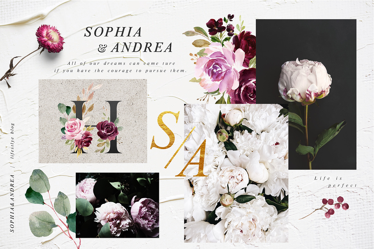 Moody&Rustic-Watercolor Graphic Set, a Decorative Illustration by Graphic Box (Photo 7 of 11)