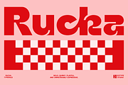 Rucka Display Typeface, a Sans Serif Font by Eotype Studio (Thumbnail 1 of 9)