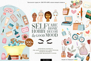 Self care, hobby, home & good mood, a Decorative Illustration by Skliarova (Thumbnail 1 of 14)