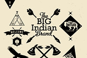 Vintage vector labels with arrow, an Illustration by Noka Studio (Thumbnail 1 of 2)