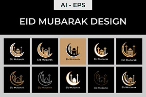 Eid Mubarak greeting Eid Mubarak, a Decorative Illustration by Lakhan1998