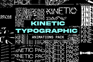 Kinetic Typographic Animations Pack