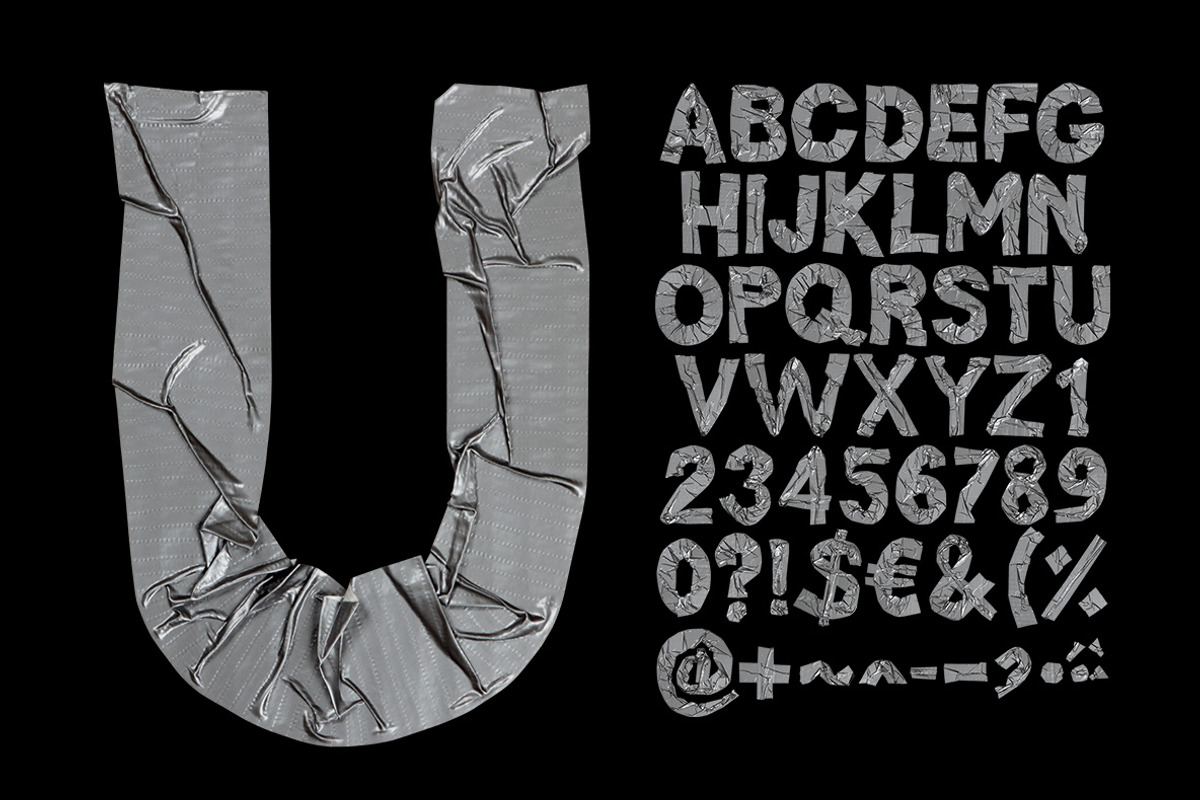 Duct Tape Font, a Font by Handmadefont (Photo 2 of 9)