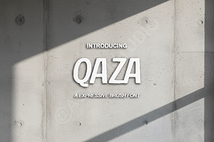 Qaza | Elegant Luxury Serif Typefac