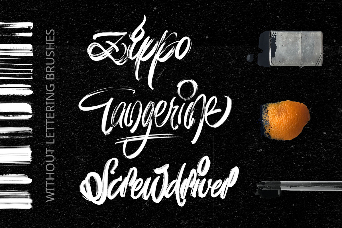 RA Bundle for Lettering. Procreate, a Brush Add-On by Diacritics (Photo 6 of 10)
