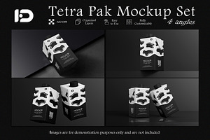 Tetra Pak Mockup Set, a Packaging Mockup by ForgeDesign