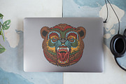 Bears old school tattoo, a Background Graphic by intueri (Thumbnail 4 of 7)