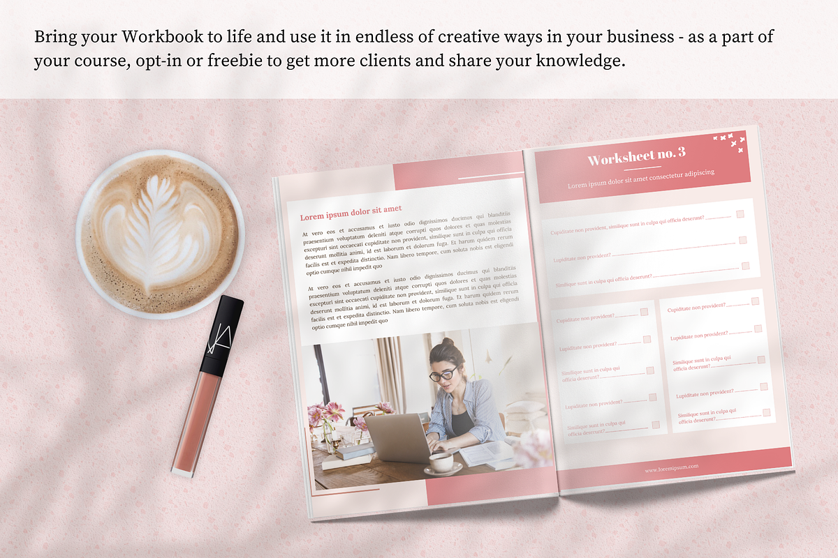 CREATOR WORKBOOK TEMPLATE, a Magazine Template by Tegefeldt Design (Photo 3 of 12)