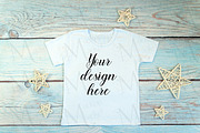 White kid t-shirt mockup bundle., a Print Template by MockupMarket (Thumbnail 19 of 27)