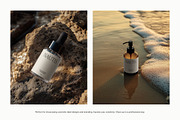 Coastal Cosmetic Bottle Mockups, a Packaging Mockup by Wildfield Studio (Thumbnail 2 of 6)