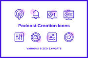 48 Podcast Creation Icons, an Icon by Furnace (Thumbnail 4 of 5)