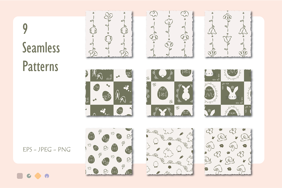 Easter Patterns, a Pattern Graphic by feverfew.an (Photo 2 of 7)