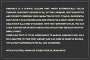 KNAPSACK - Decorative Font Family, a Font by Punch (Thumbnail 11 of 11)