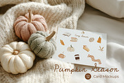 Pumpkin Season – 12 Card Mockups, a Mockup by NikiArts (Thumbnail 1 of 10)