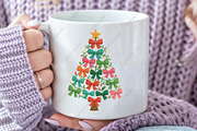 Bow Christmas tree PNG, an Illustration by CraftArtStudio (Thumbnail 3 of 4)