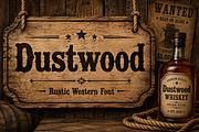 Dustwood, a Slab Serif Font by Wow Magic (Thumbnail 6 of 6)