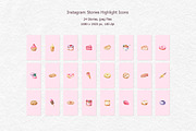 Food icon instagram, a Social Media Template by CreativeByLu (Thumbnail 2 of 3)