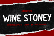 Wine Stoney, a Blackletter Font by Forberas Club (Thumbnail 1 of 7)
