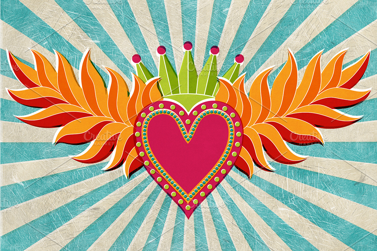 MILAGRO HEARTS VECTORS, an Illustration by Lee Iley (Photo 4 of 5)