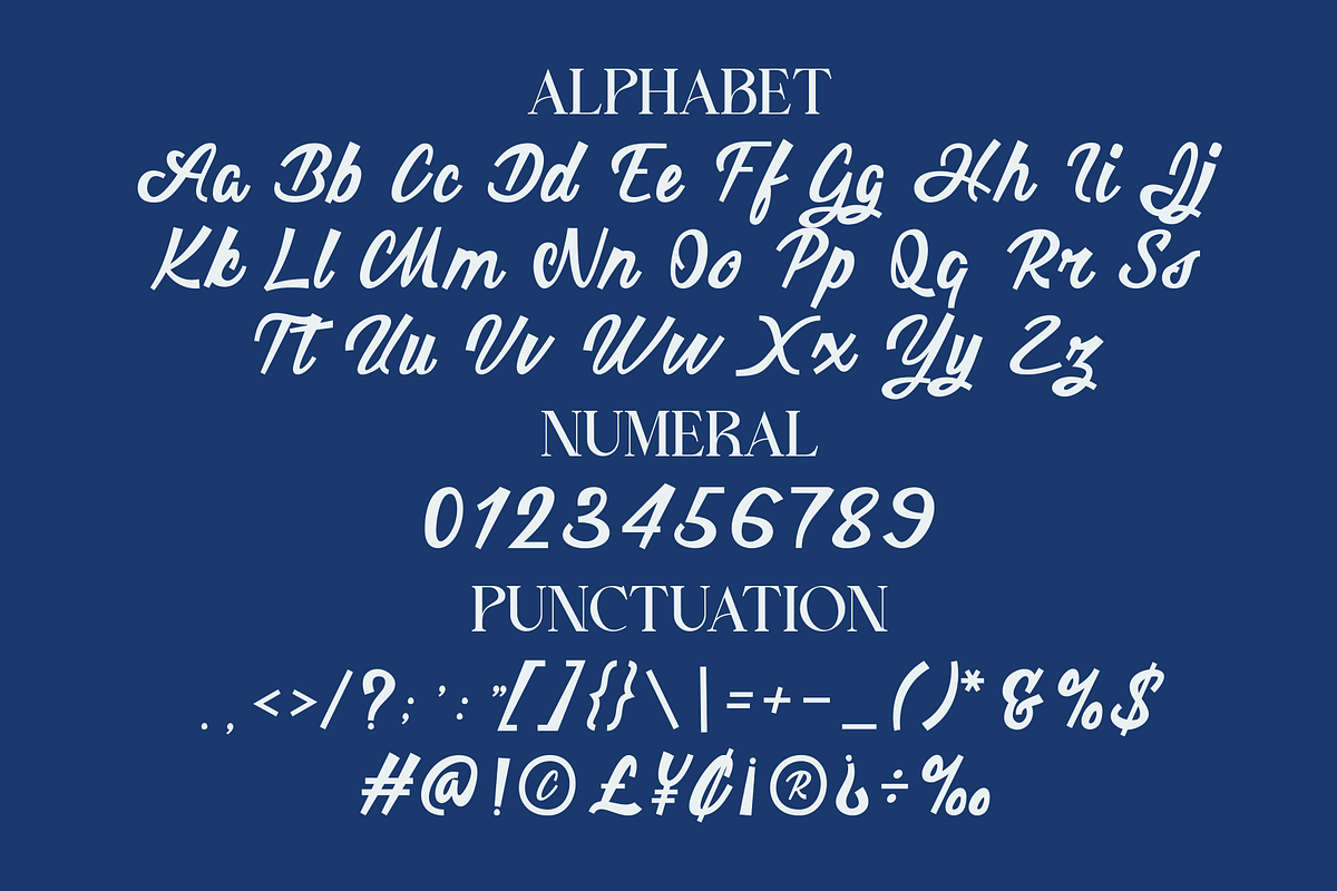 Twinkling Stars - A Modern Script Ch, a Script Font by Marvadesign (Photo 4 of 6)