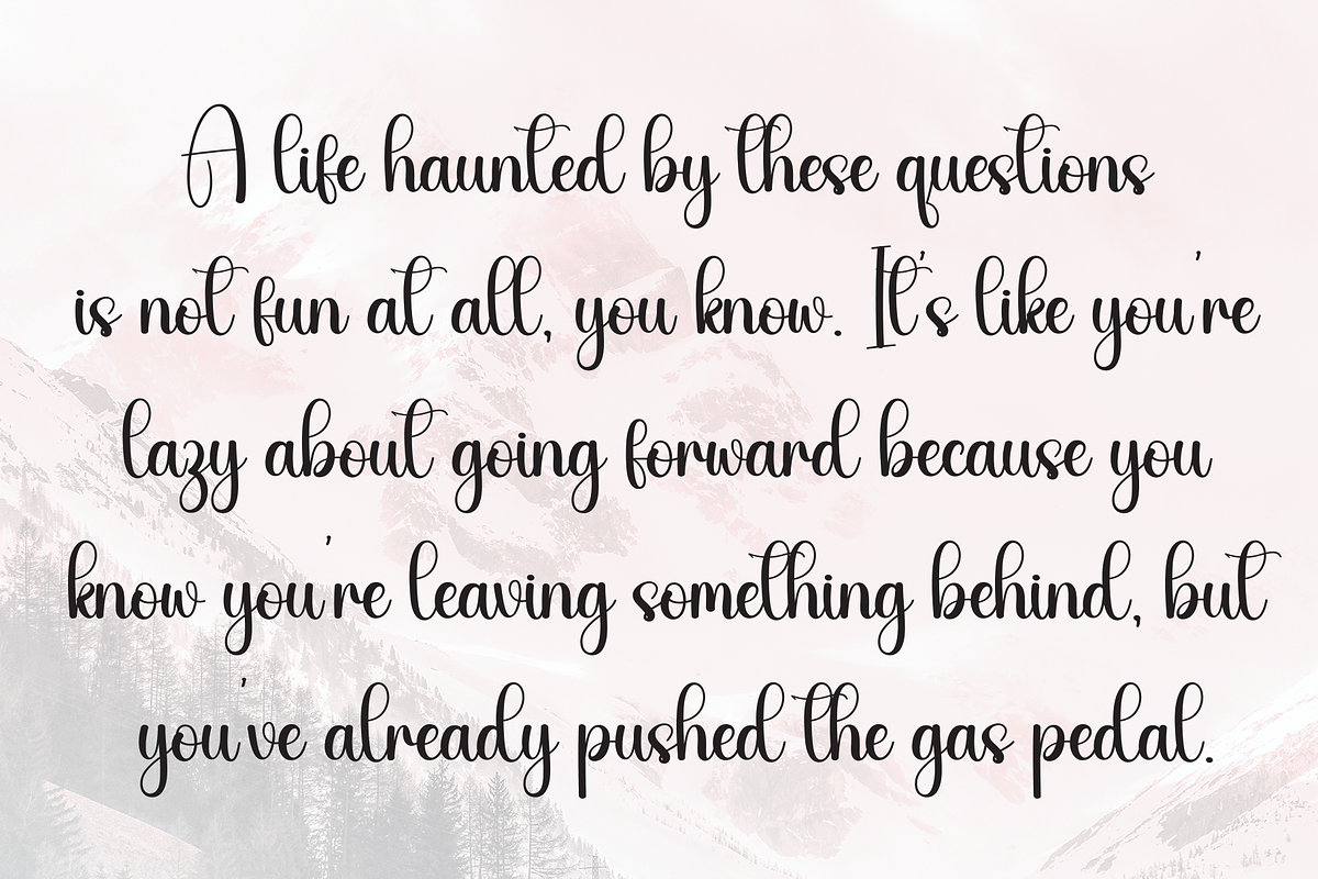 Chocolate | Script Font, a Handwritten Font by Scratchones (Photo 6 of 9)