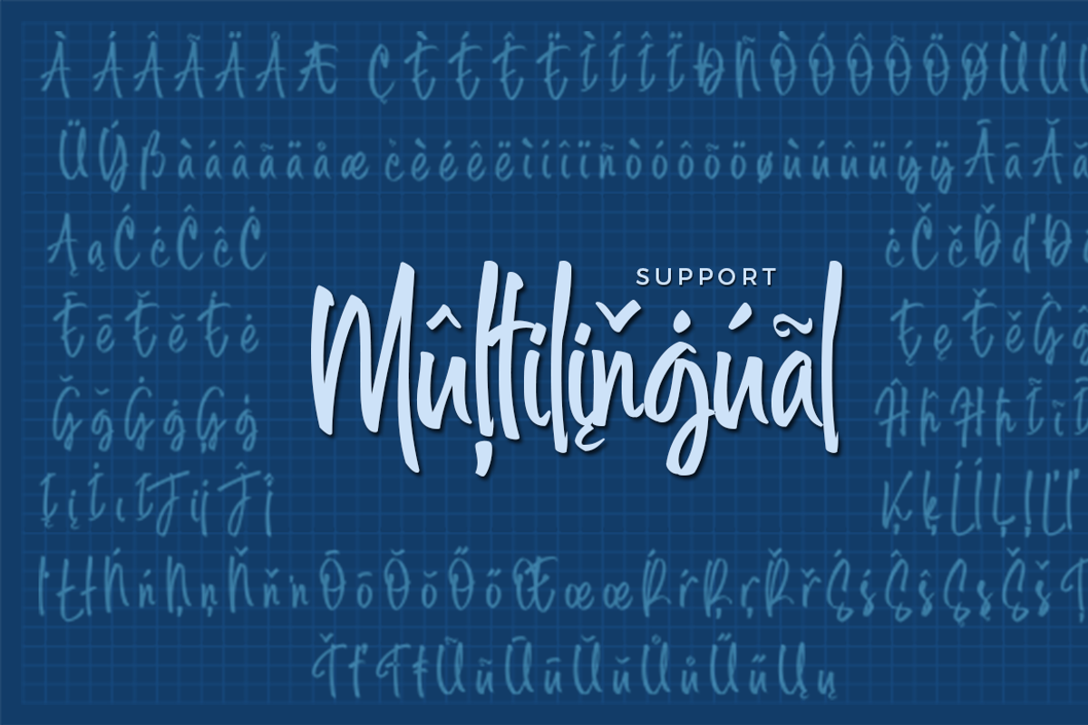 Midellion Script Font preview 5