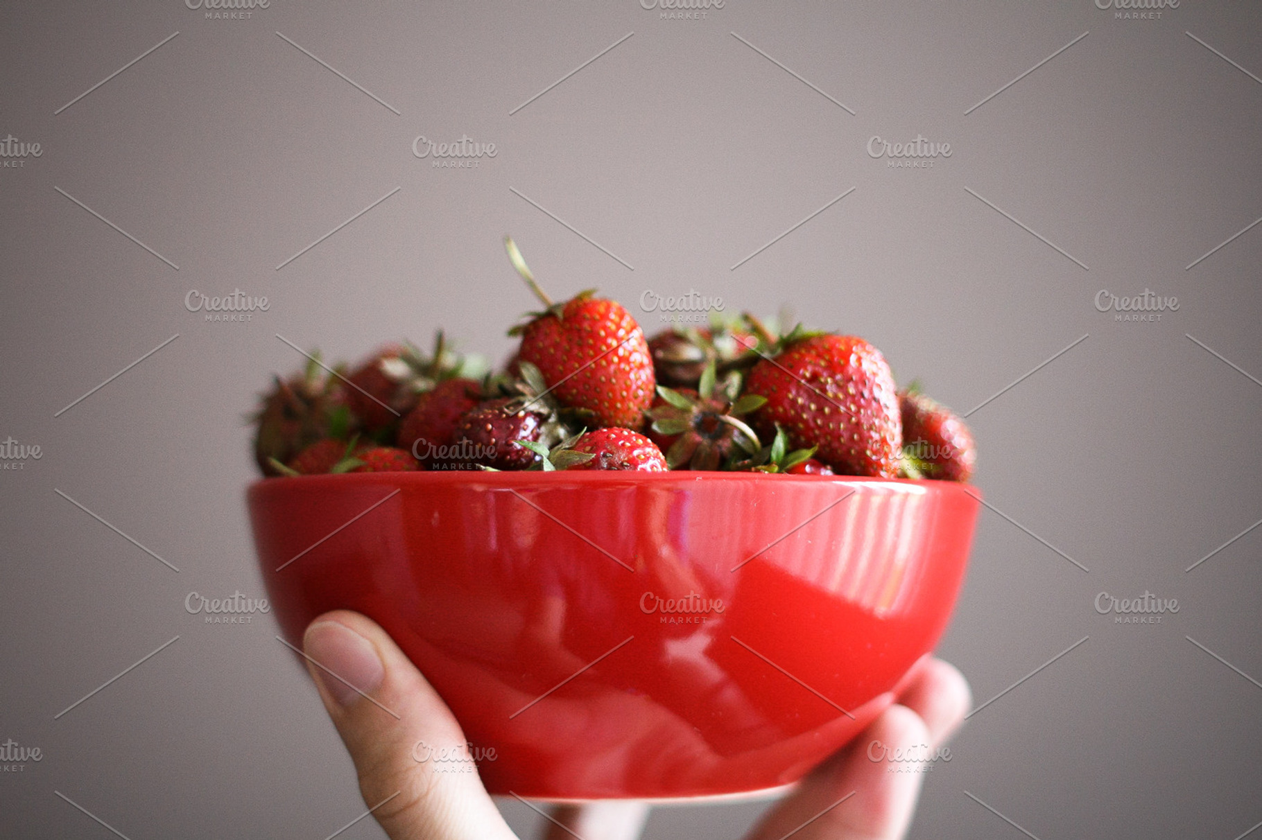 Strawberries In Bowl