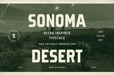 Sonoma Desert Typeface