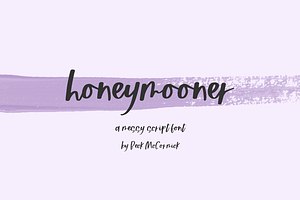 Honeymooner Script, a Handwritten Font by Beck McCormick