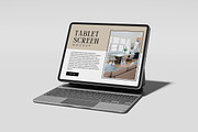 Realistic Tablet Mockup, an iPad Mockup by GraphicWindow (Thumbnail 3 of 6)
