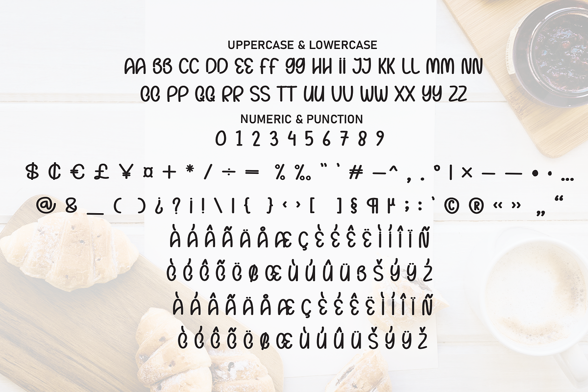 Yummy Sunday | Script Font, a Script Font by Scratchones (Photo 7 of 8)
