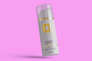 Airless Pump Cosmetic Bottle Mockup, a Cups & Container Mockup by Digitalphaser (Thumbnail 5 of 5)
