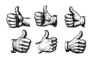 Engraving shows like gesture. Hand, an Object Illustration by Stock-Smart-Start