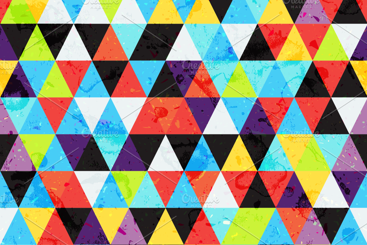 11 Bright Vector Backgrounds, a Pattern Graphic by chewkotski (Photo 11 of 11)