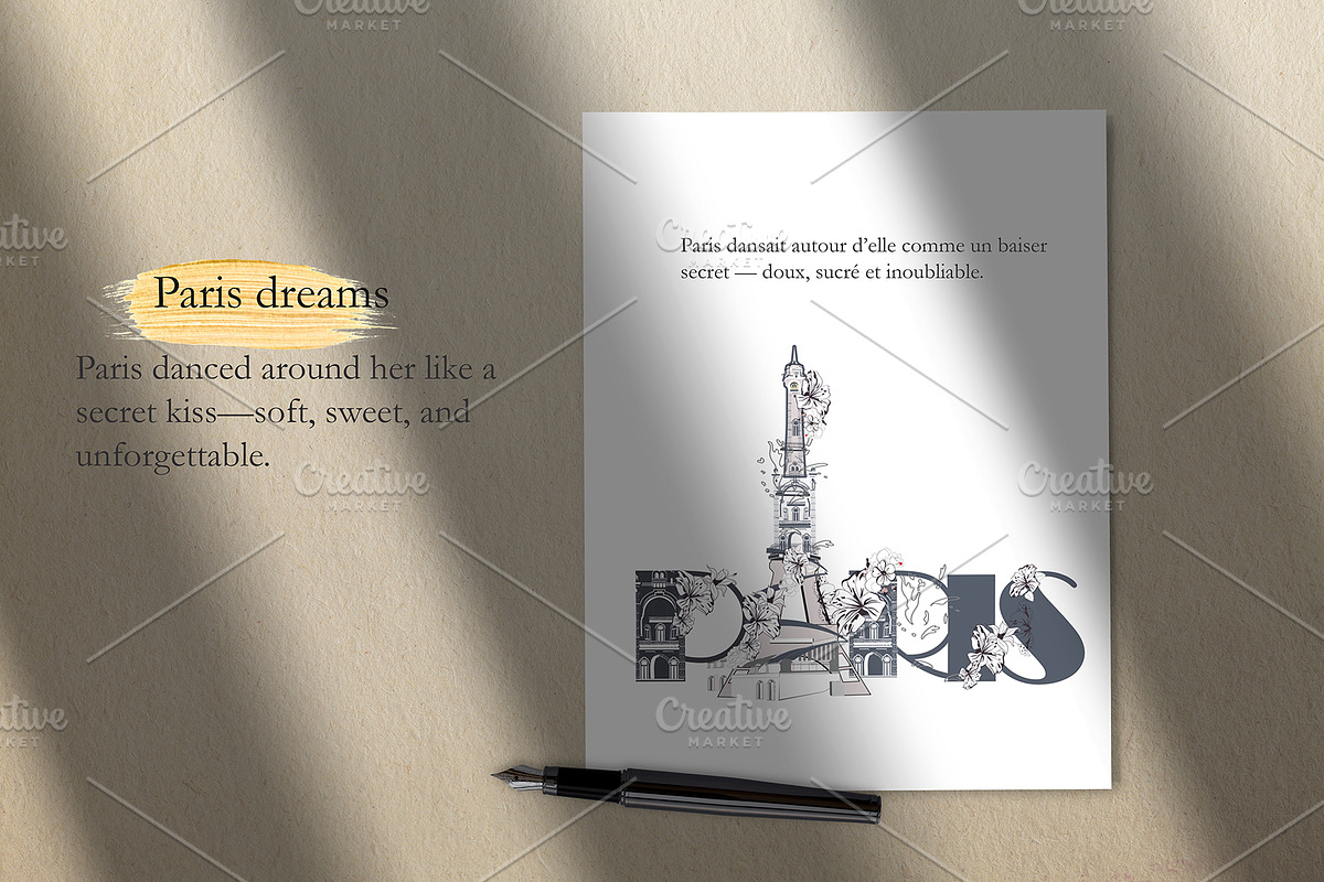 Beautiful girls and the Eiffel tower, an Illustration by Laifalight (Photo 4 of 5)