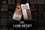 Brown Lash artist Instagram Template, a Social Media Template by My Template Studio (Thumbnail 2 of 18)