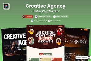 CVA - Bundling Creative Agency, a Landing Page Template by SLAB! Design