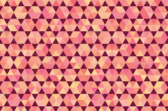 Polygon Style Vector Pattern