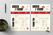 Cream Red Modern Purchase Order Form, a Flyer Template by Annora Studio (Thumbnail 2 of 6)