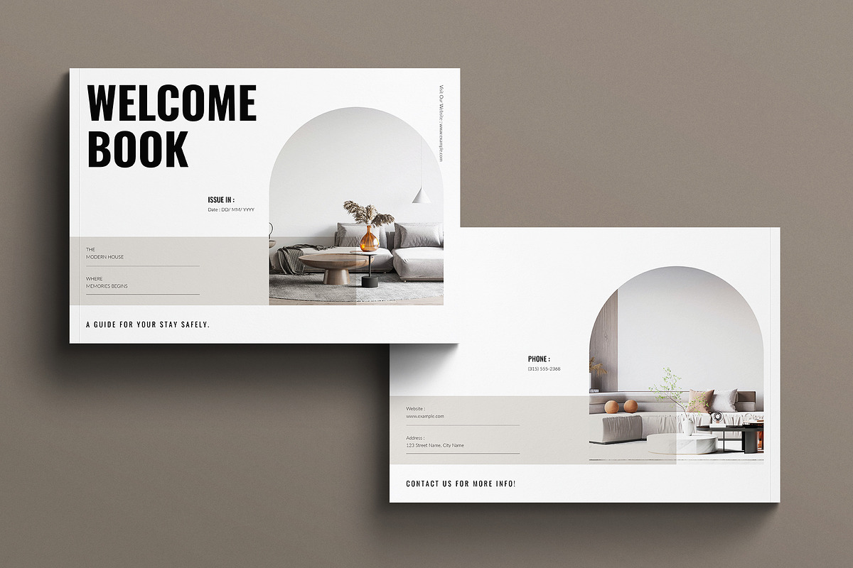 Digital Welcome Book Landscape, a Brochure Template by E-Type (Photo 7 of 7)