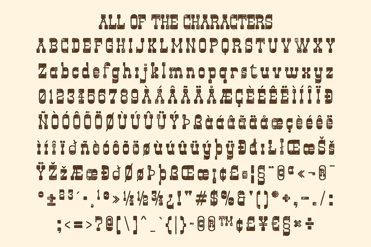 CS Belting Stamp, a Slab Serif Font by Craft Supply Co. (Photo 8 of 8)