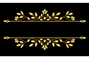 Vintage gold element. Graphic vector, a Pattern Graphic by RODINA (Thumbnail 1 of 3)