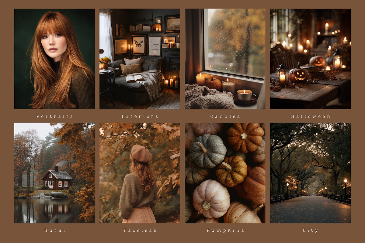 300 Autumn Fall Styled Stock Photos, a Beauty & Fashion Photo by Allure Art (Photo 8 of 50)