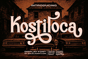 Kostiloca – Elegant Display Font